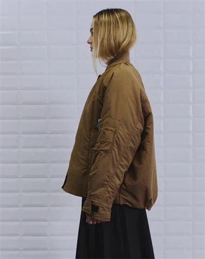 Withblack - WBLGrappy Bomberjakke - Dark Camel